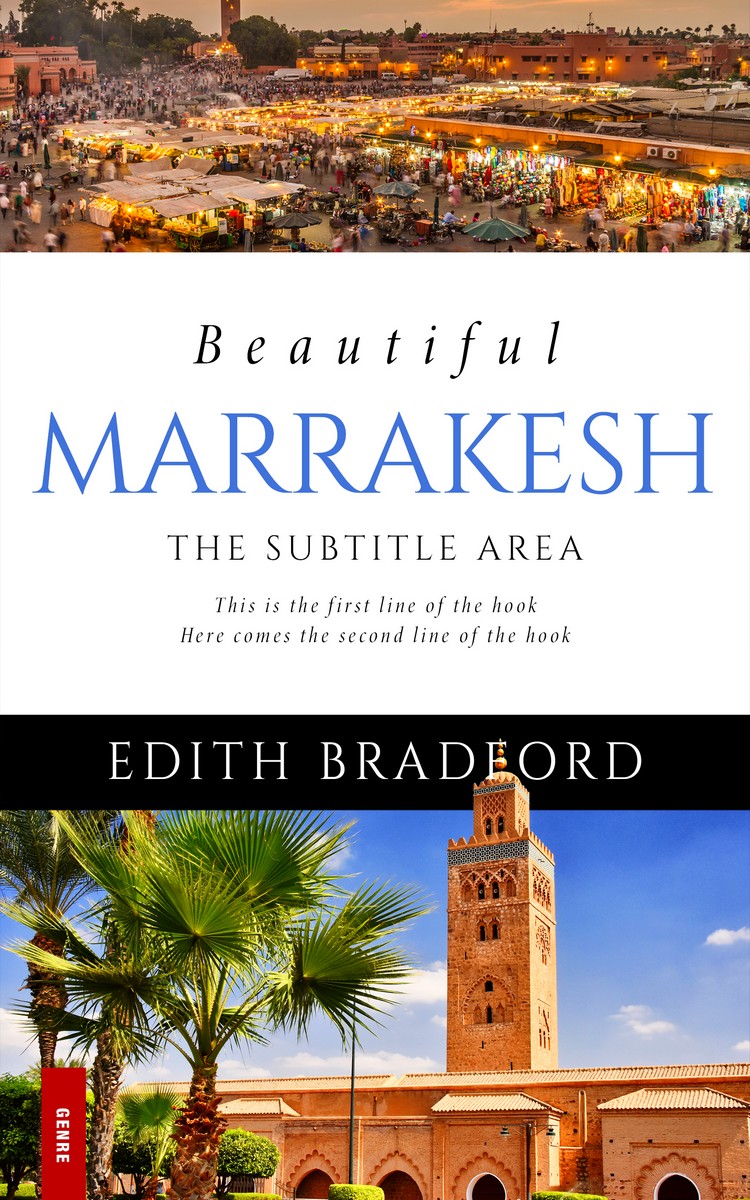 2D view of Premade Travel Book Cover - Mikado