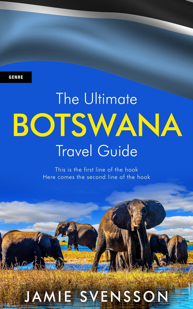 2D view of Premade Travel Book Cover - Cerulean Blue