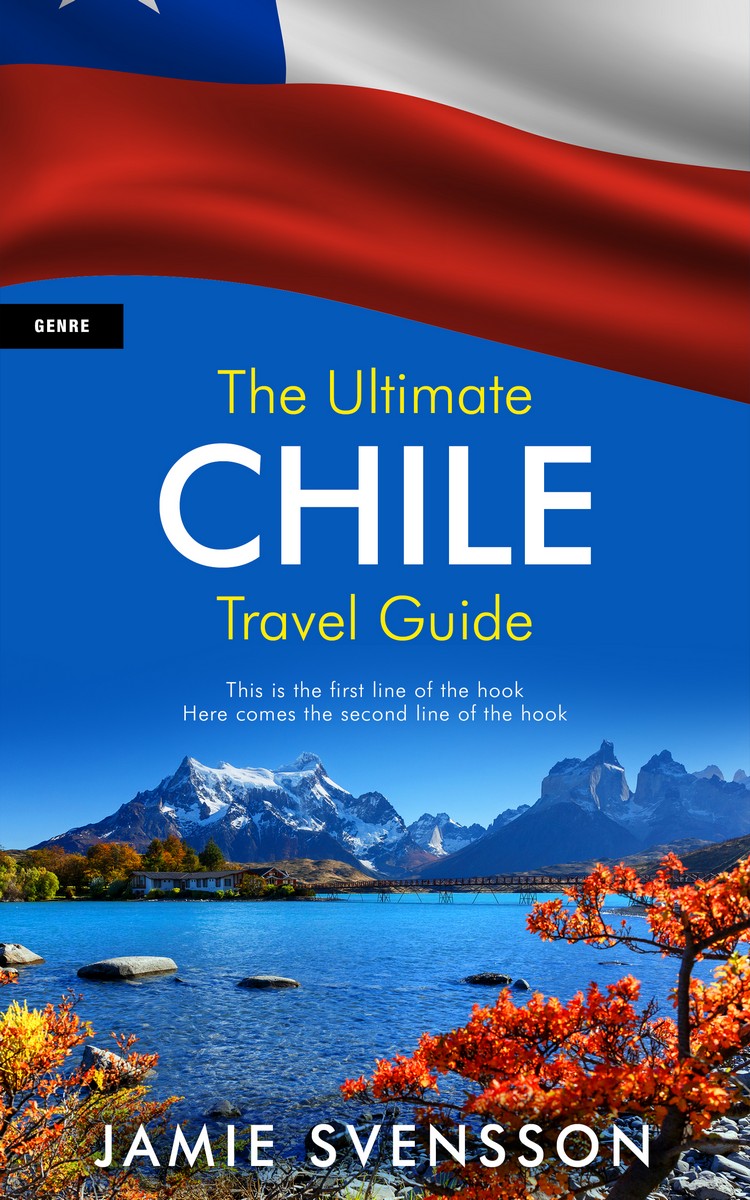 2D view of Premade Travel Book Cover - Denim