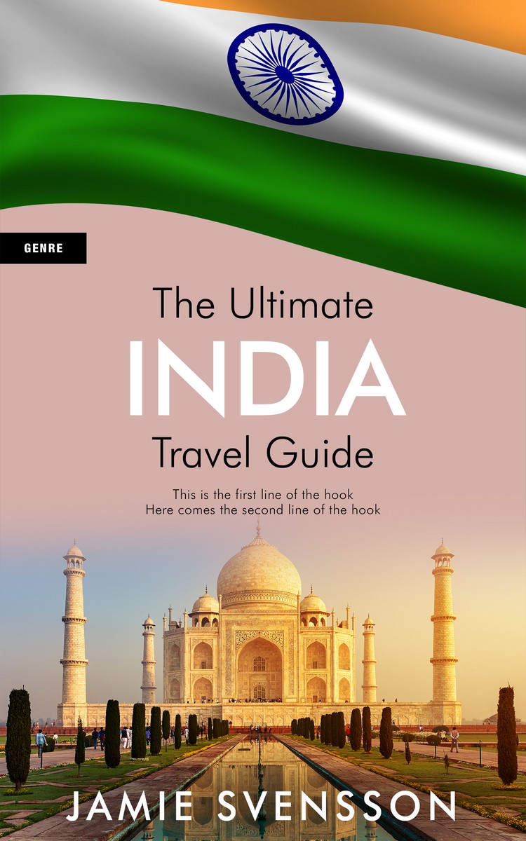 2D view of Premade Travel Book Cover - Coral Reef