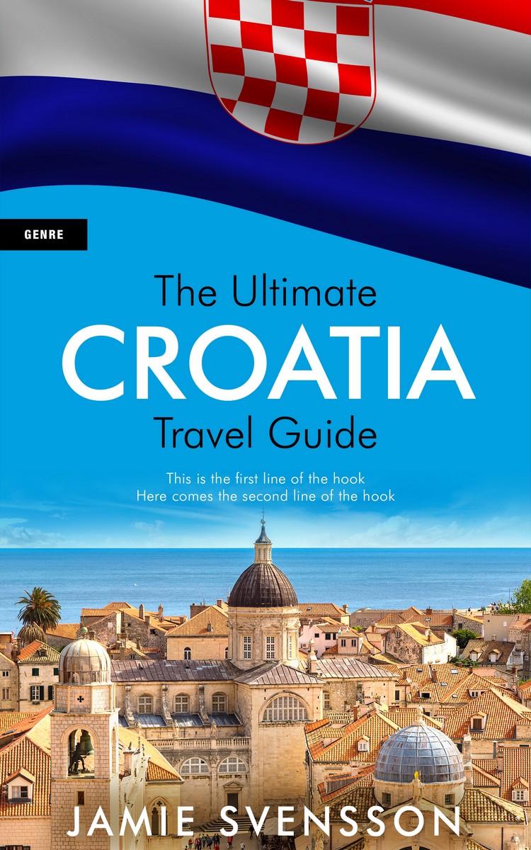 2D view of Premade Travel Book Cover - Curious Blue