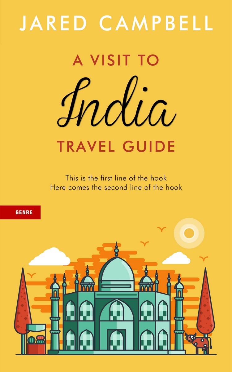 2D view of Premade Travel Book Cover - Cream Can