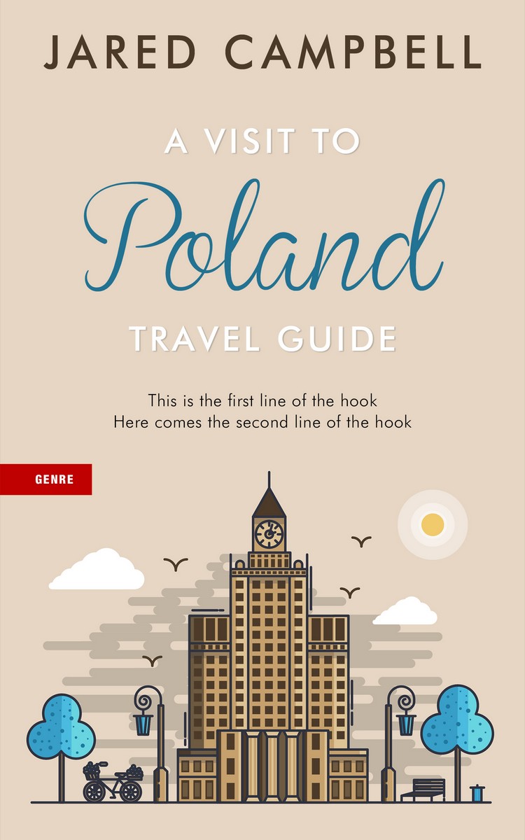 2D view of Premade Travel Book Cover - Bone