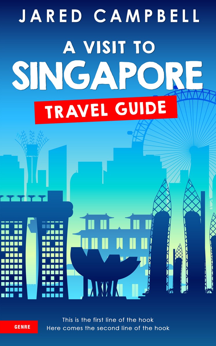 2D view of Premade Travel Book Cover - Black