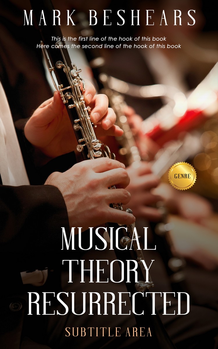 2D view of Premade Music Book Cover - Indian Khaki