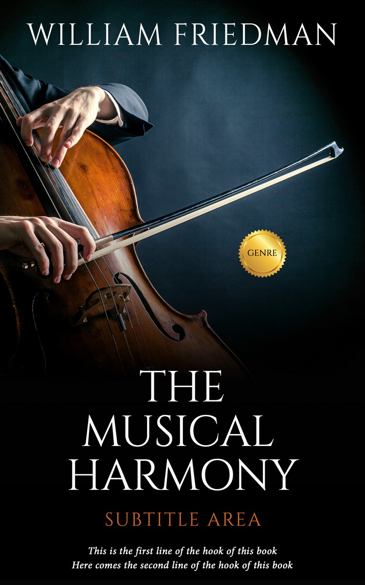 2D view of Premade Music Book Cover - Bunker