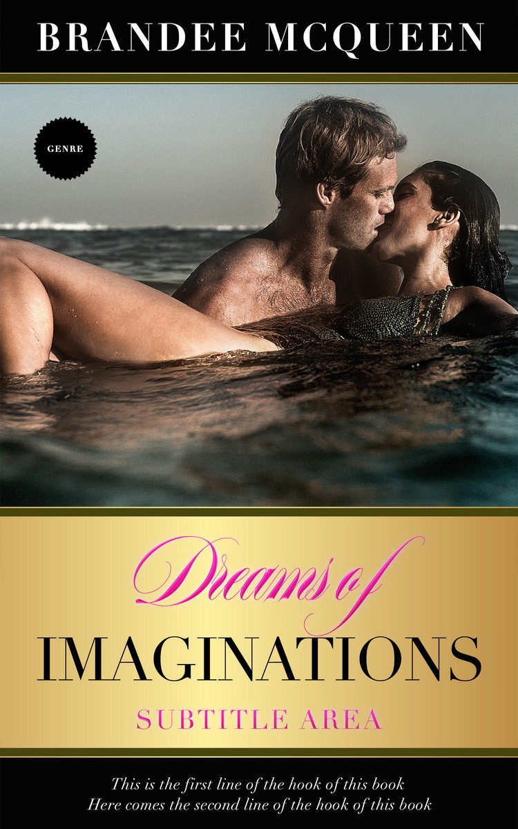 2D view of Premade Erotica Book Cover - Harvest Gold