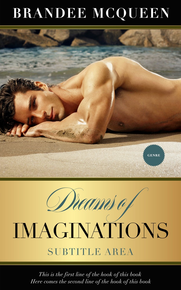 2D view of Premade Erotica Book Cover - Laser