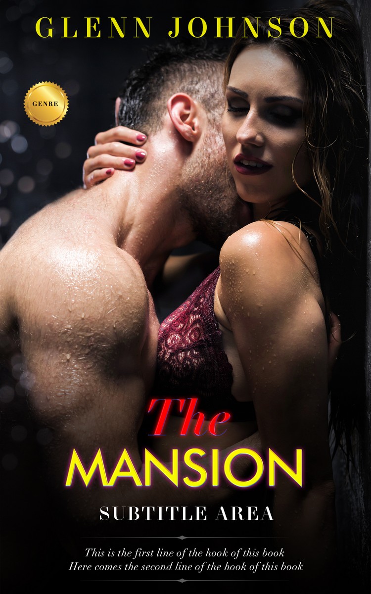 2D view of Premade Erotica Book Cover - Tan