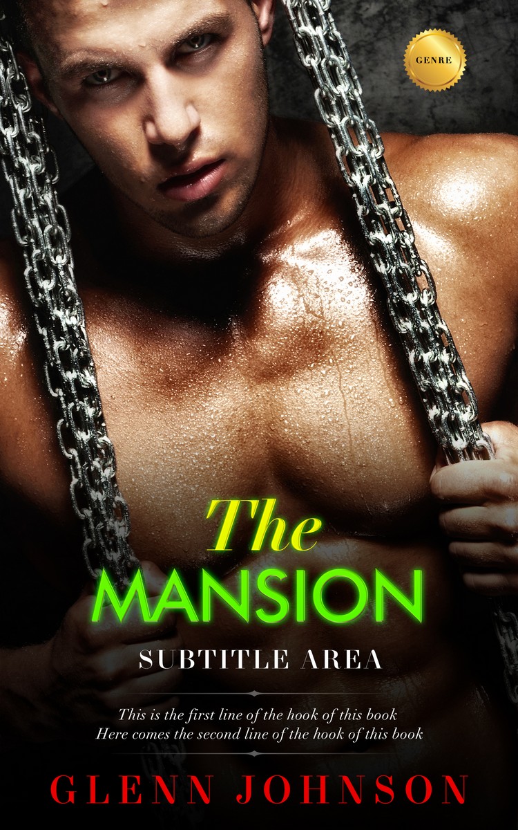 2D view of Premade Erotica Book Cover - Tan