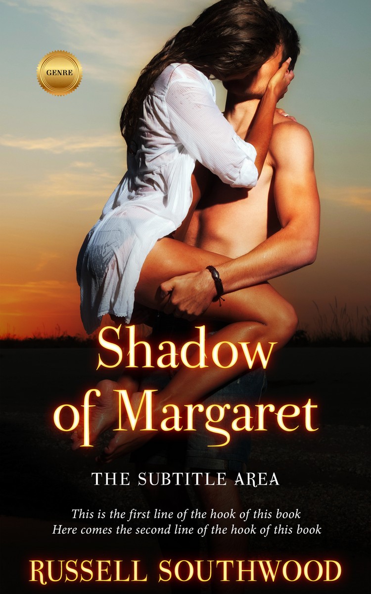 2D view of Premade Erotica Book Cover - Tan