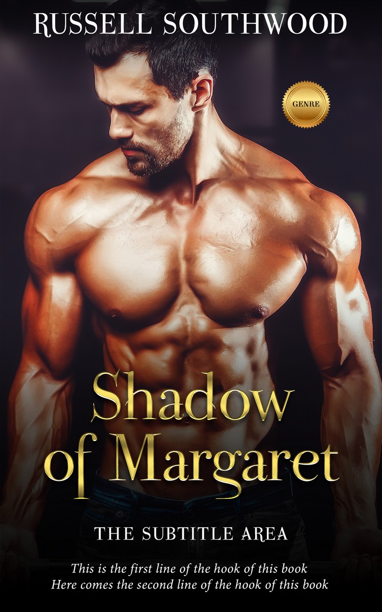 2D view of Premade Erotica Book Cover - Tan