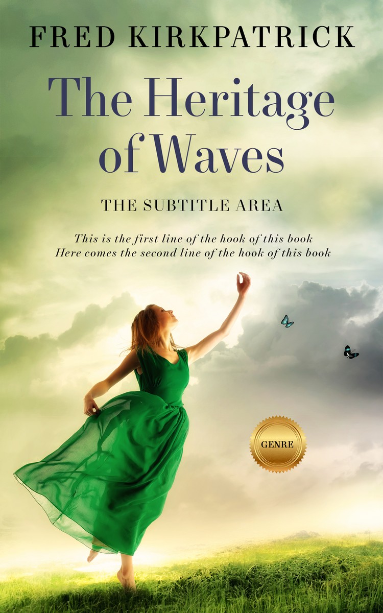 2D view of Premade Romance Book Cover - Akaroa