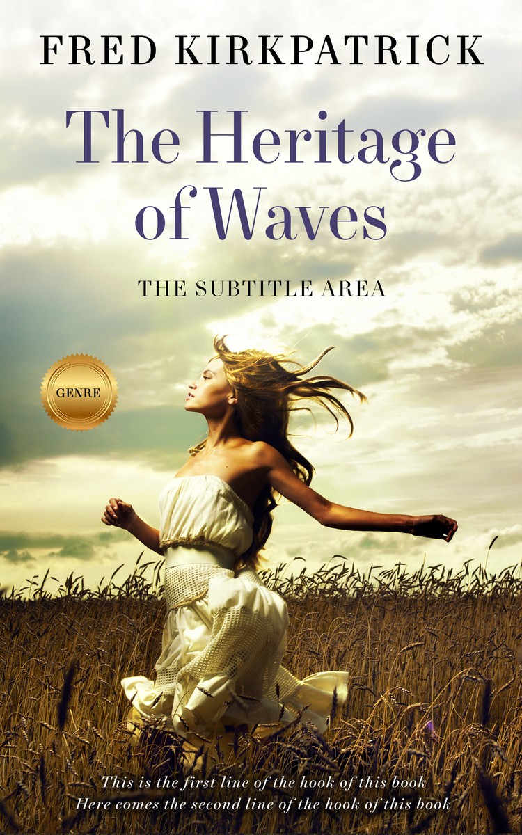 2D view of Premade Romance Book Cover - Bistre