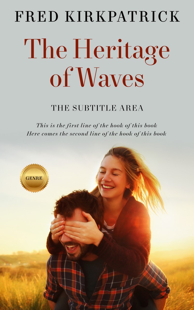 2D view of Premade Romance Book Cover - Celeste