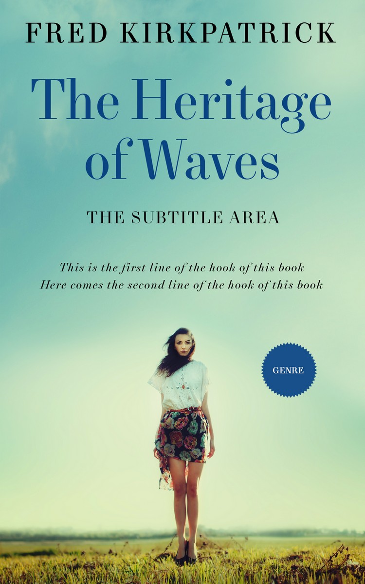 2D view of Premade Romance Book Cover - Surf