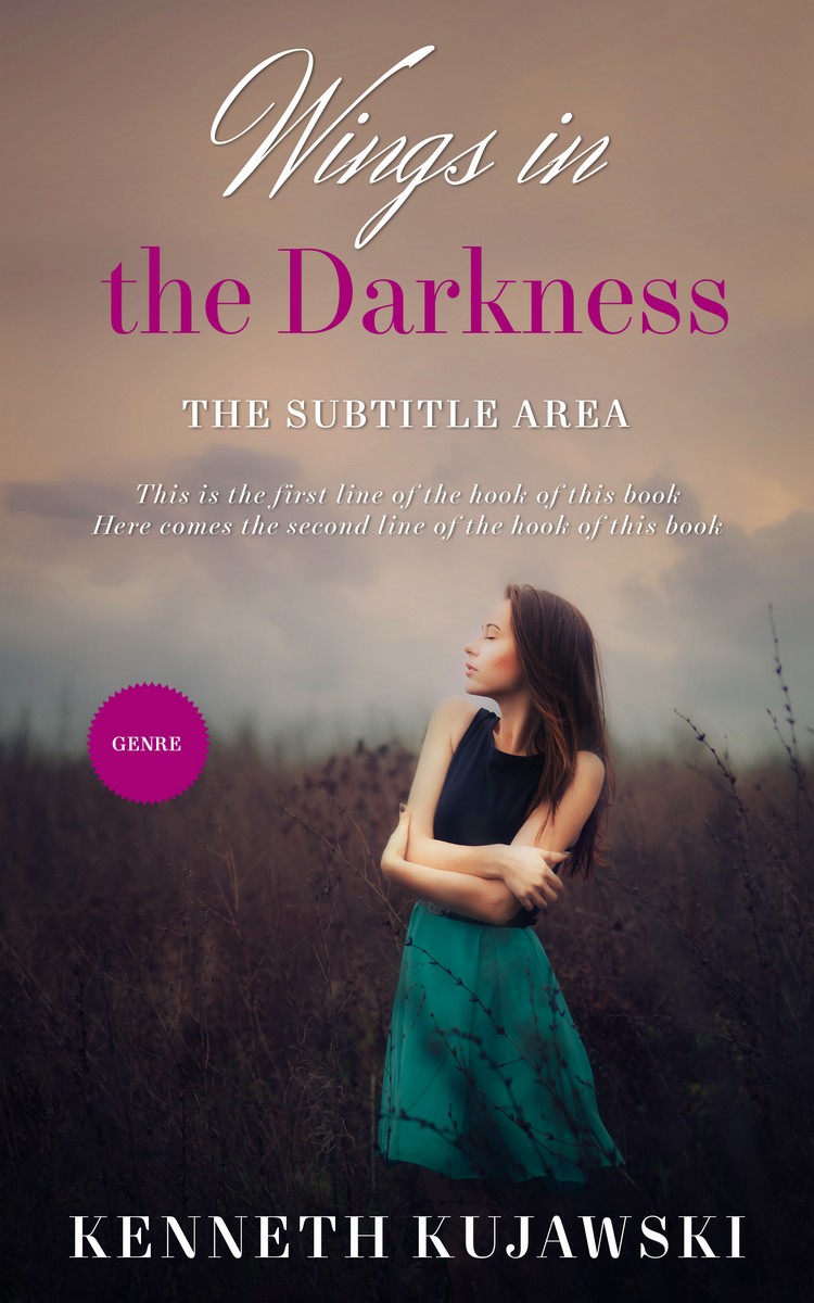 2D view of Premade Romance Book Cover - Donkey Brown