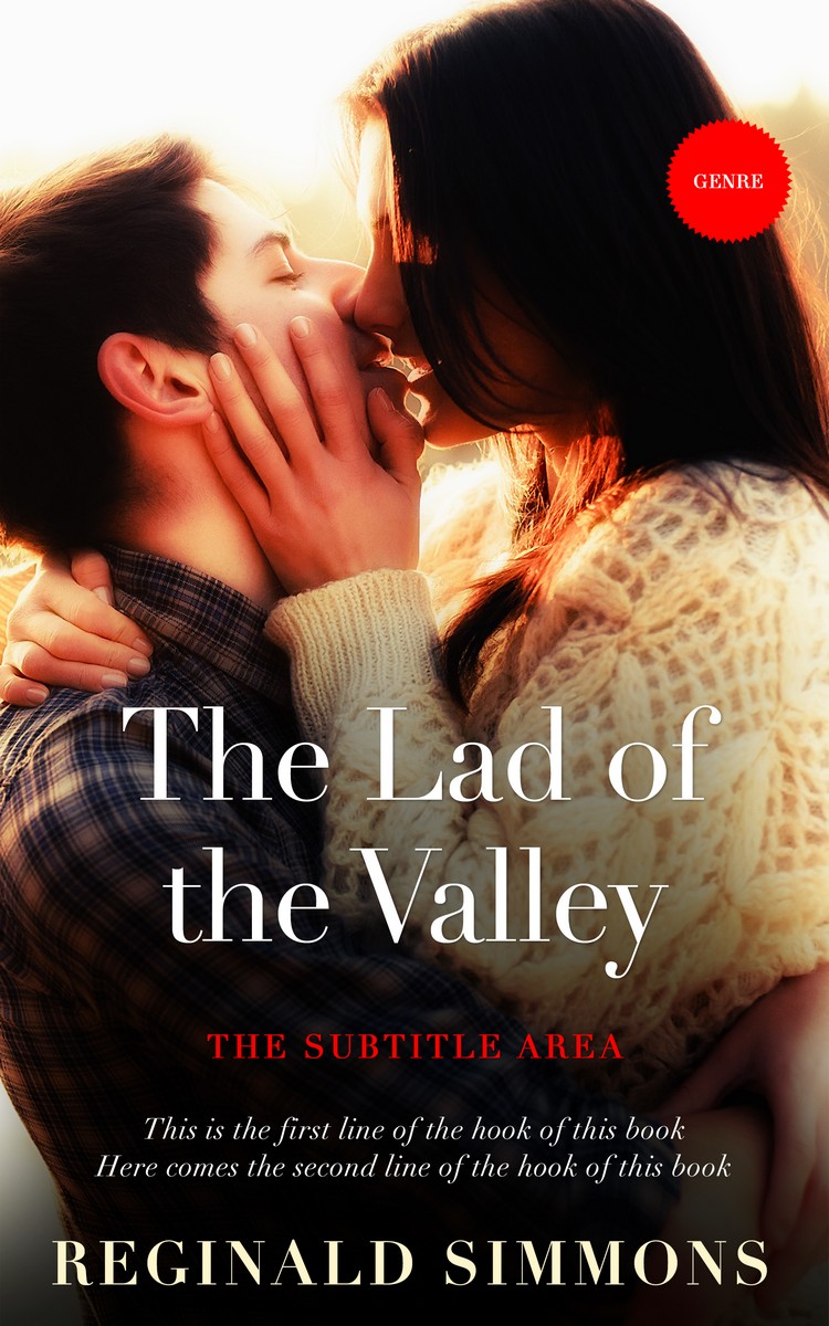 2D view of Premade Romance Book Cover - Oil