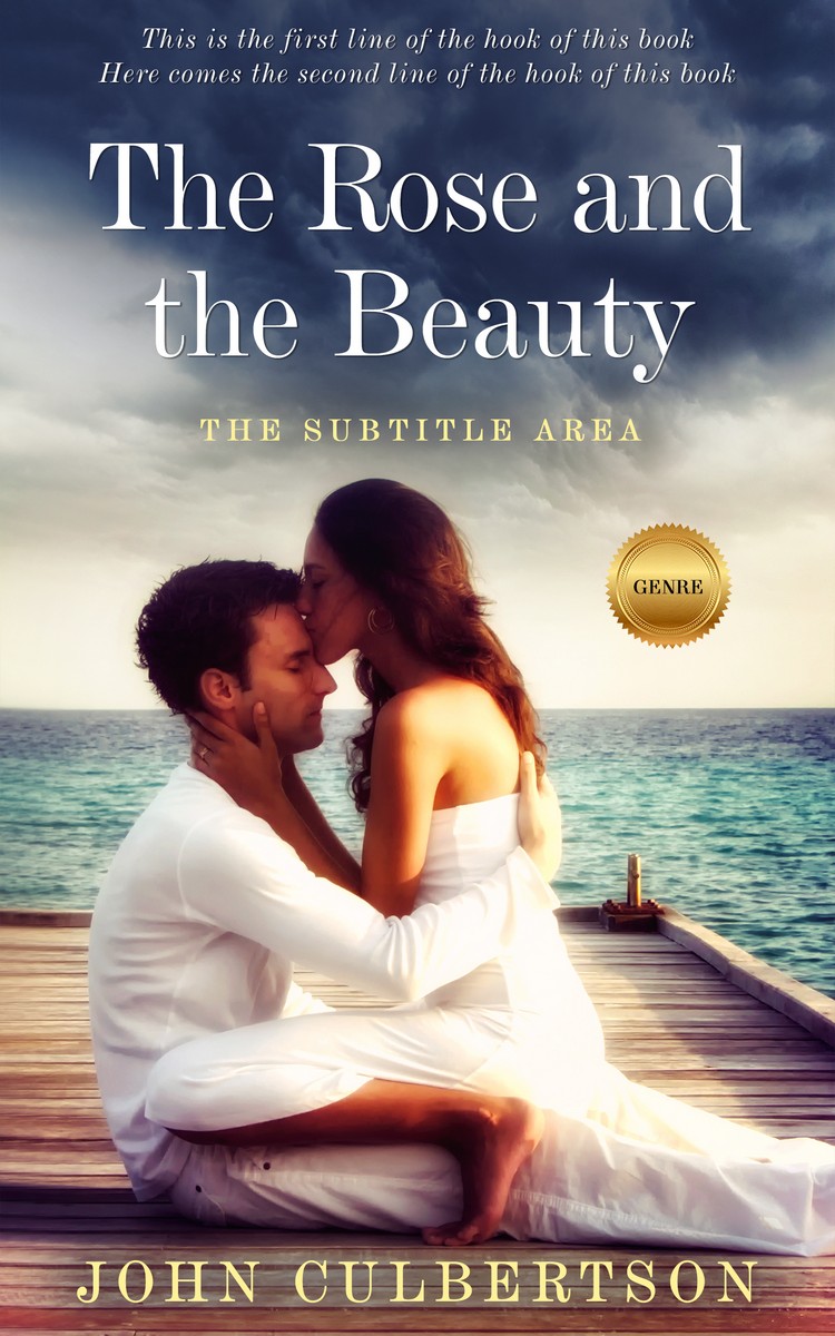 2D view of Premade Romance Book Cover - Sisal