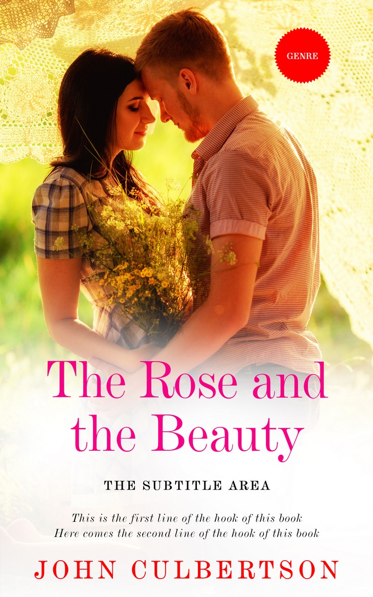 2D view of Premade Romance Book Cover - Rum Swizzle