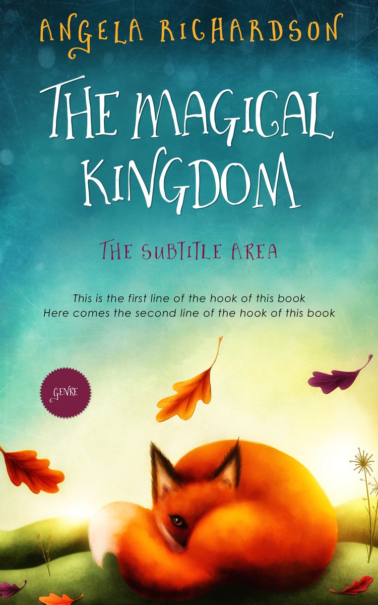 2D view of Premade Fantasy Book Cover - Paradiso