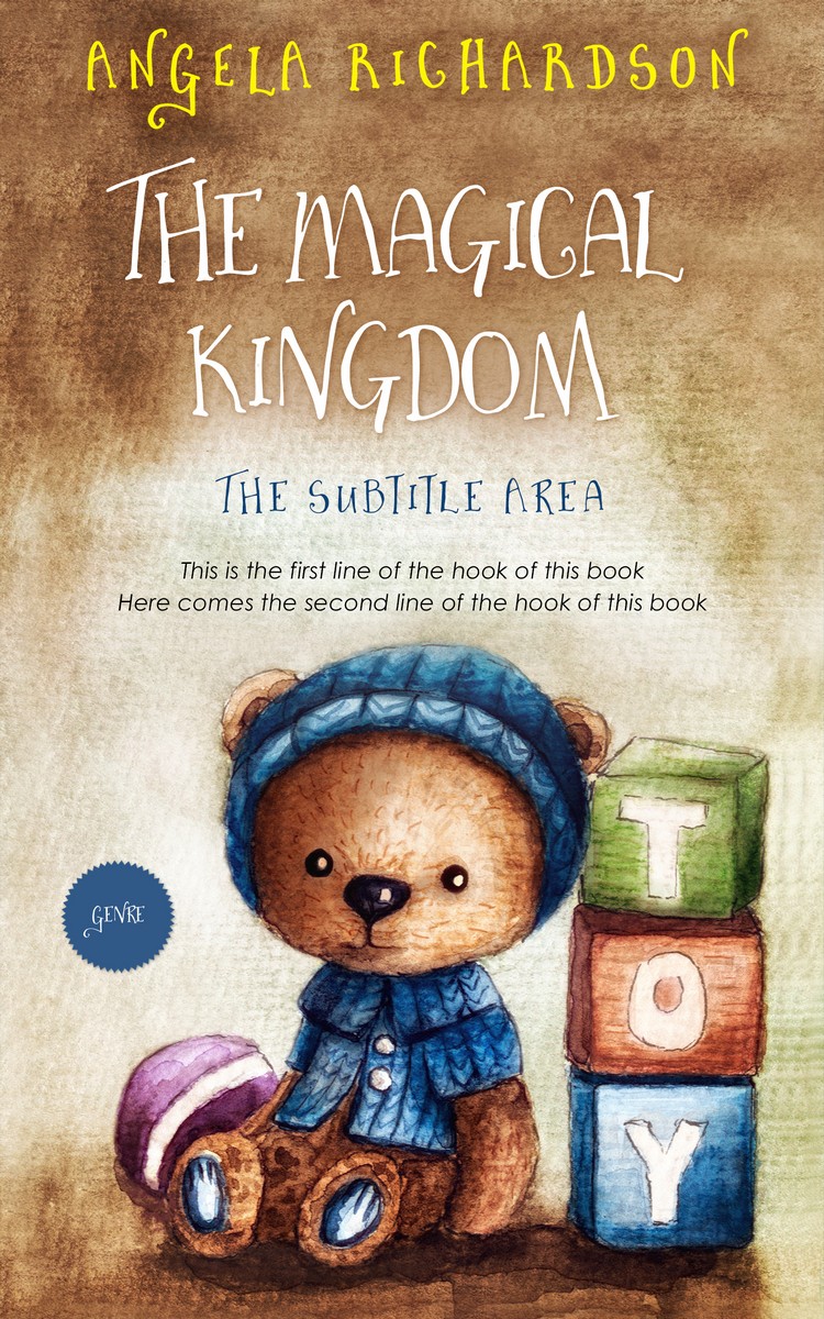 2D view of Premade Abstract Book Cover - Mongoose