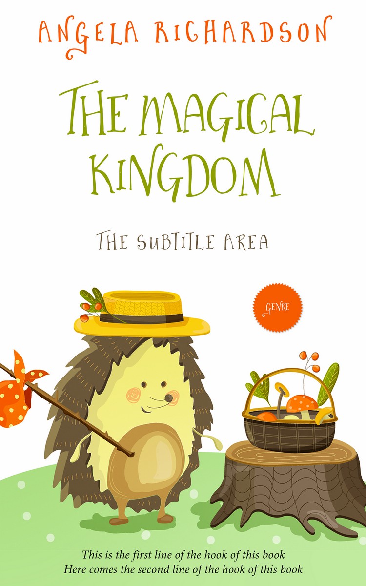 2D view of Premade Children's Book Cover - Wild Willow