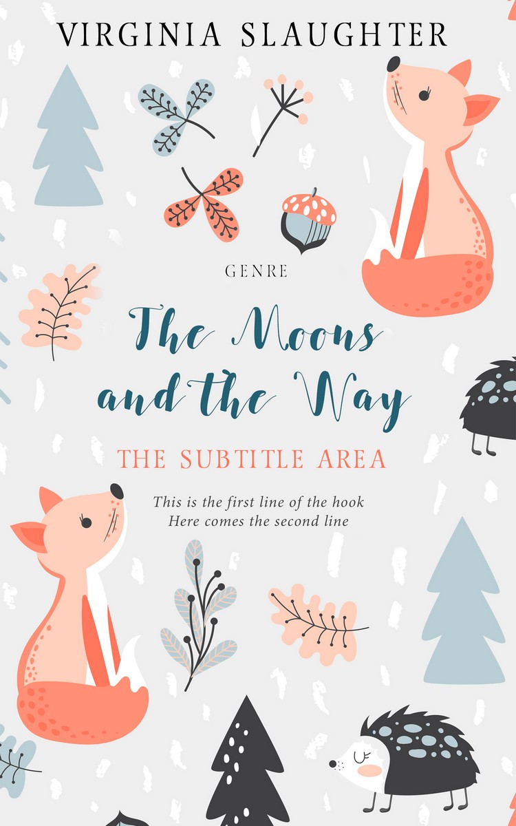 2D view of Premade Nature Book Cover - Pampas