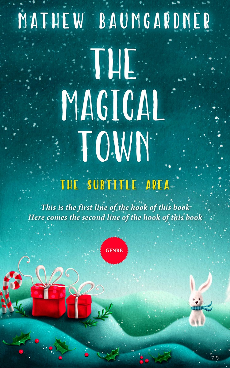 2D view of Atoll #5750 - Premade Fantasy Book Cover