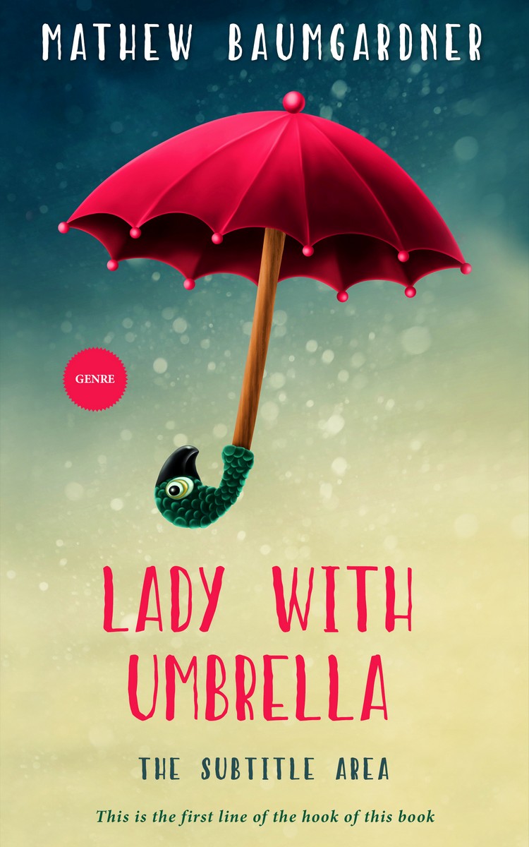 2D view of Premade Fantasy Book Cover - Chino