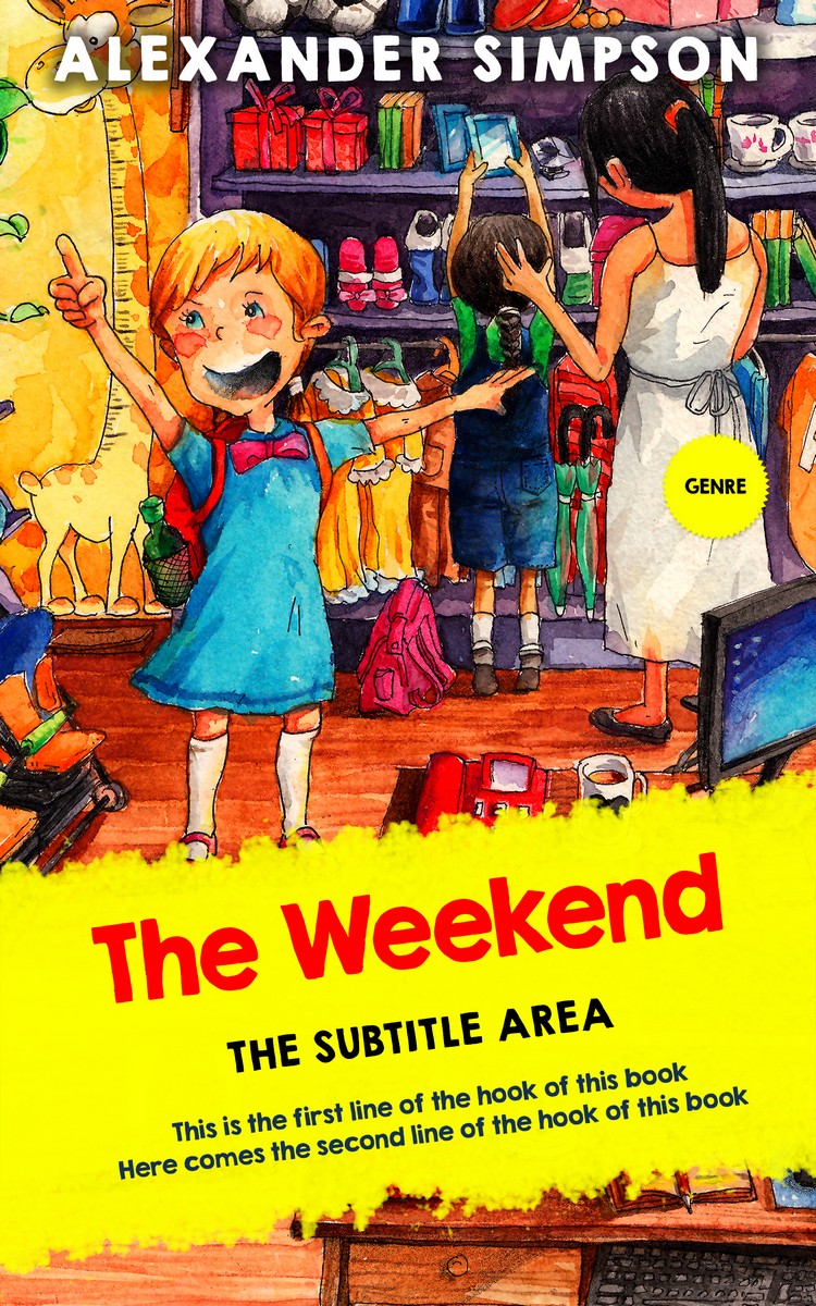 2D view of Premade Family & Parenting Book Cover - Ripe Lemon