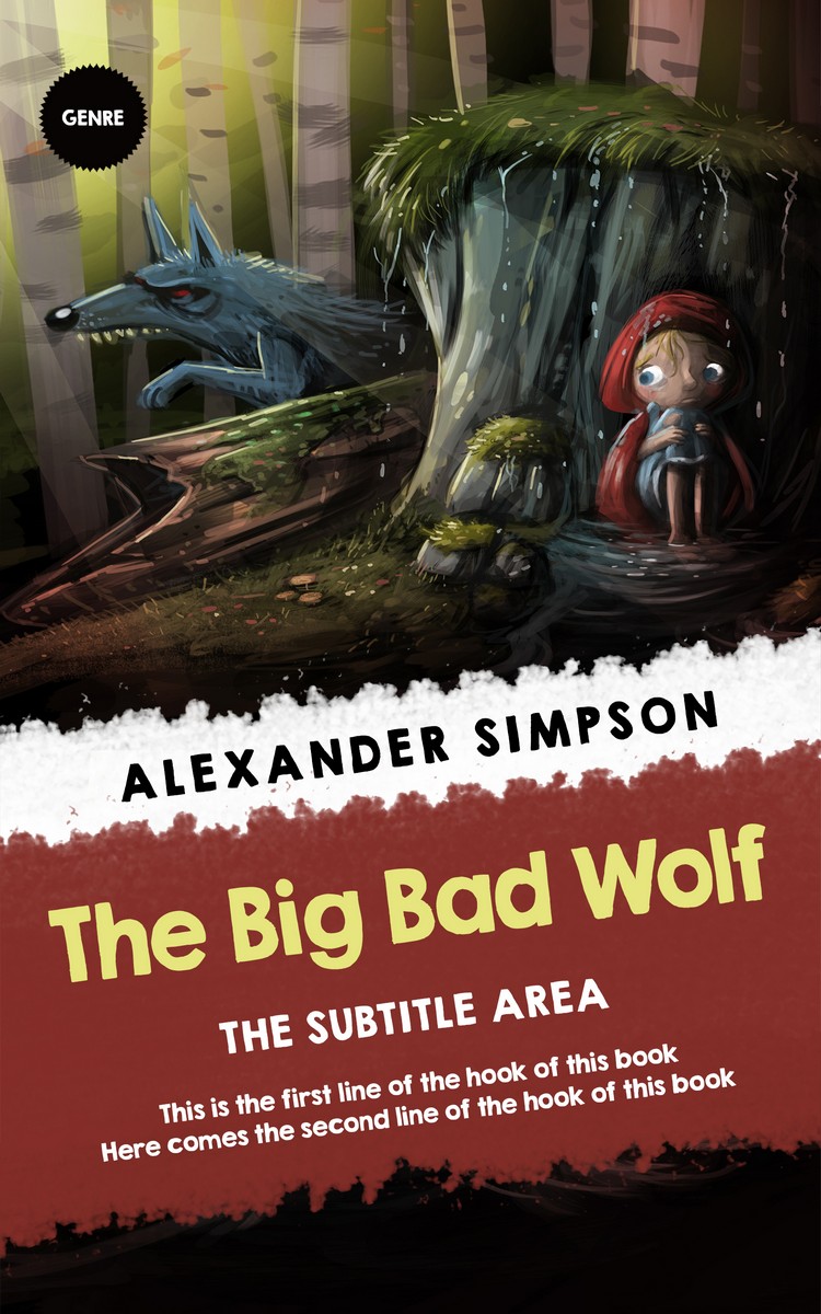 2D view of Premade Fantasy Book Cover - Zeus