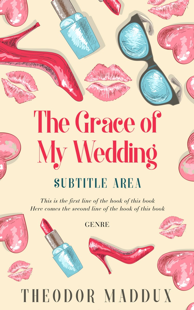 2D view of Premade Erotica Book Cover - Albescent White