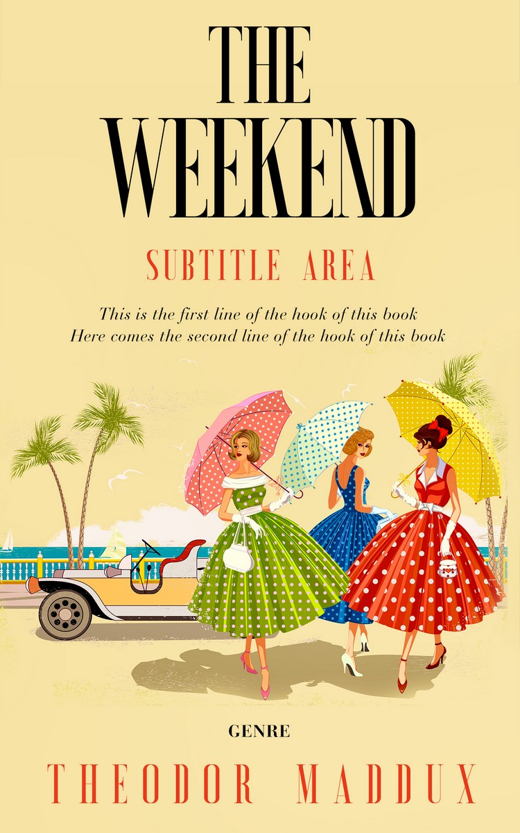 2D view of Premade Chick Lit Book Cover - New Orleans