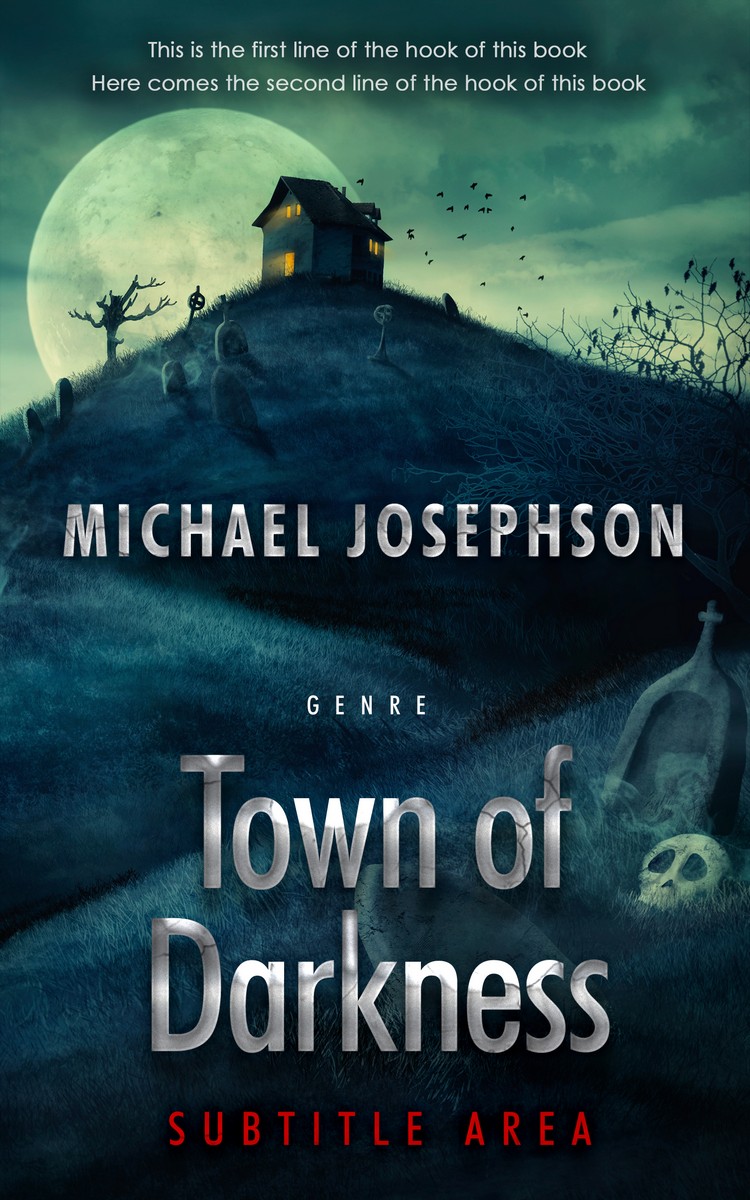 2D view of Premade Horror Book Cover - Firefly