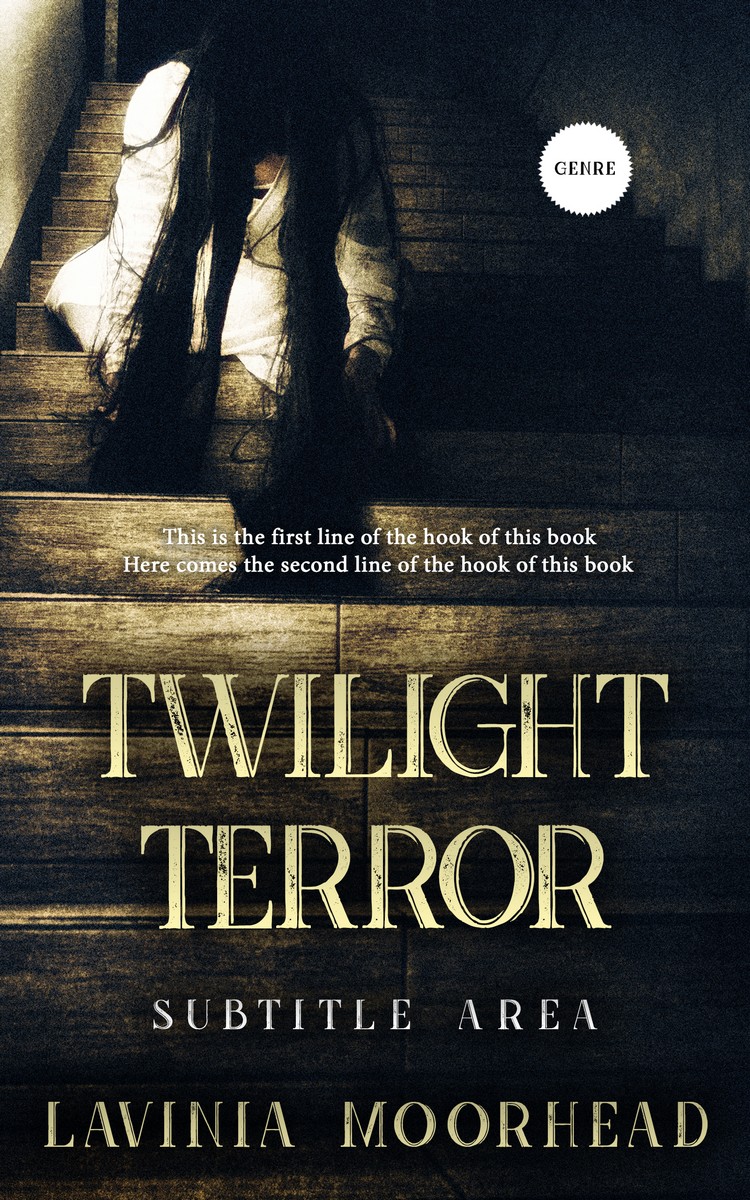 2D view of Premade Horror Book Cover - Woodsmoke