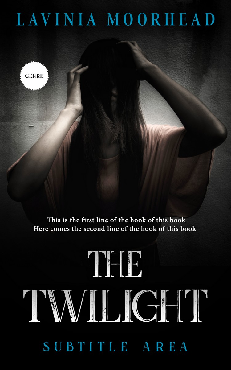 2D view of Premade Mystery & Thriller & Suspense Book Cover - Cod Gray