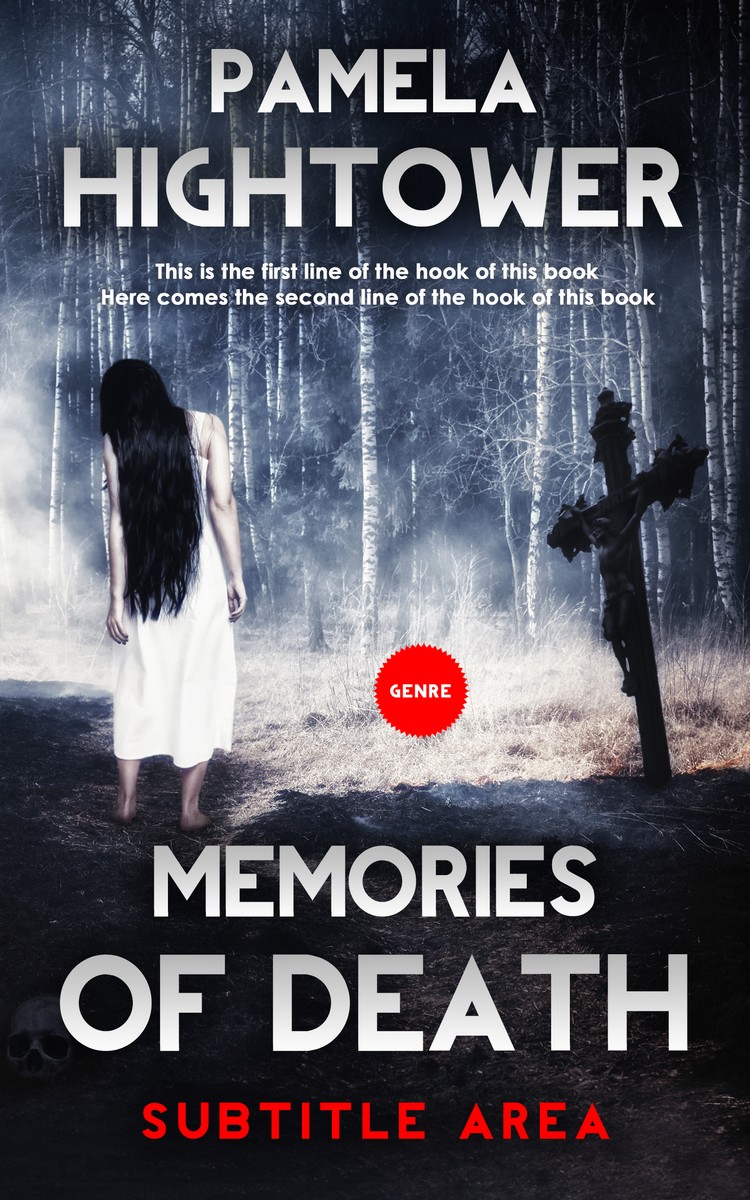 2D view of Premade Horror Book Cover - Cold Turkey