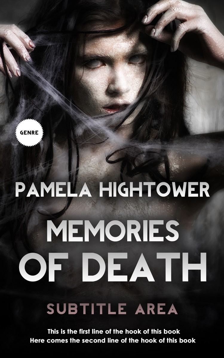 2D view of Premade Horror Book Cover - Cod Gray