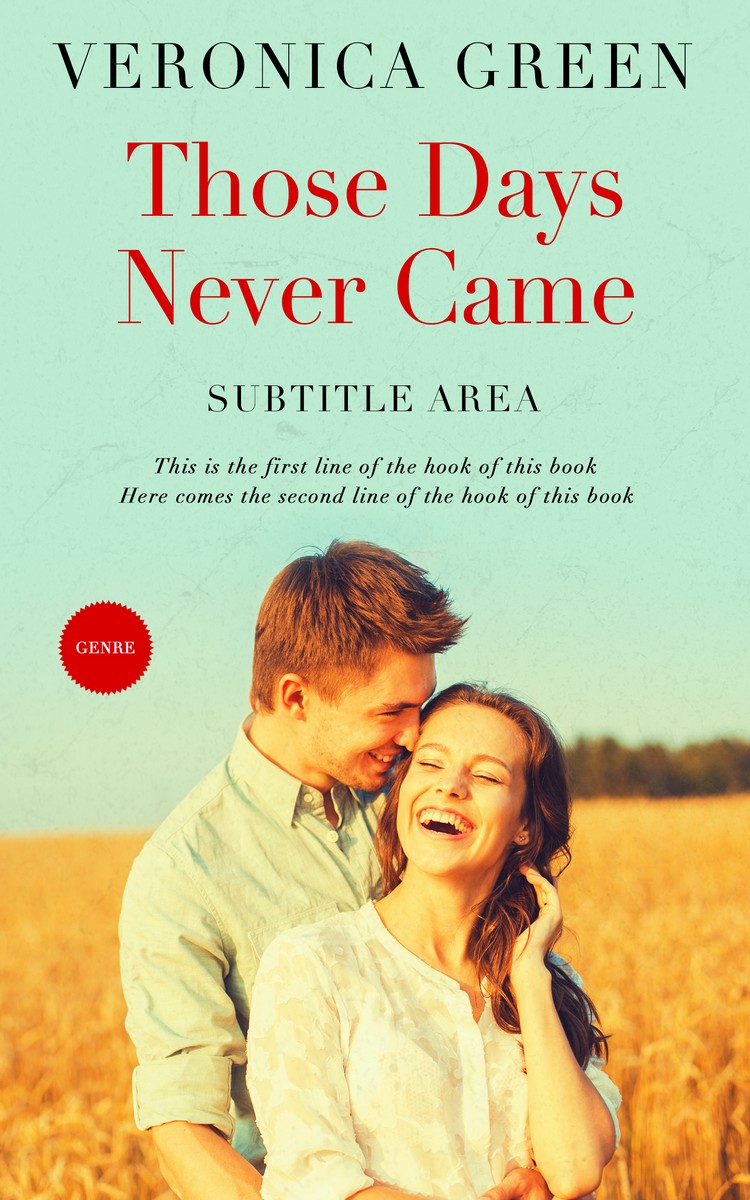 2D view of Premade Romance Book Cover - Zanah