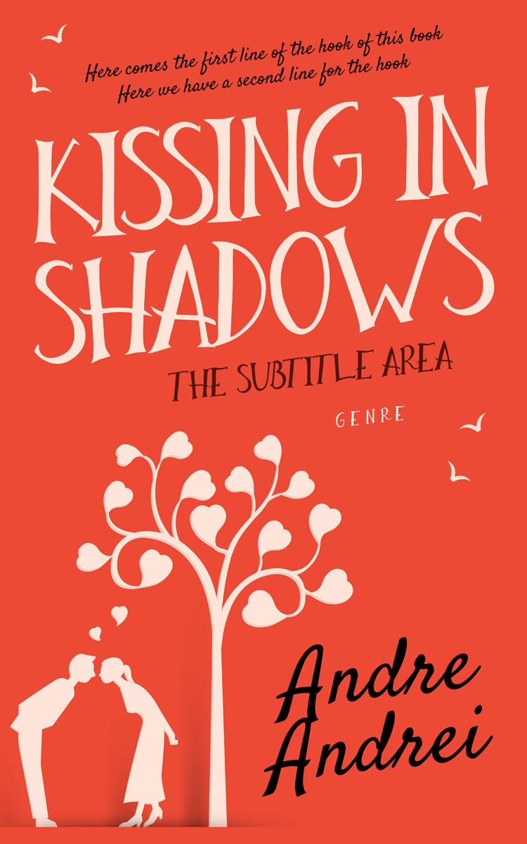 2D view of Premade Romance Book Cover - Cinnabar