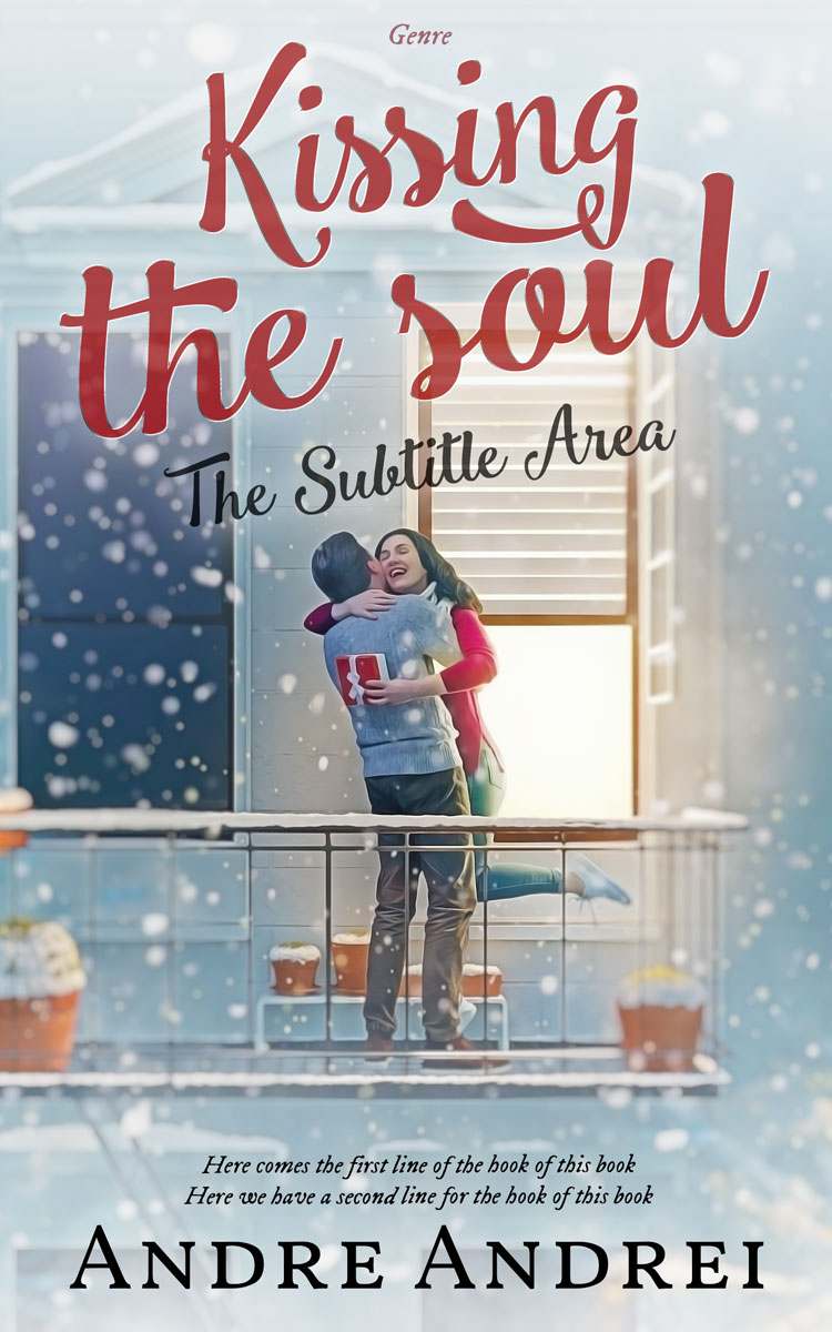 2D view of Premade Romance Book Cover - Submarine