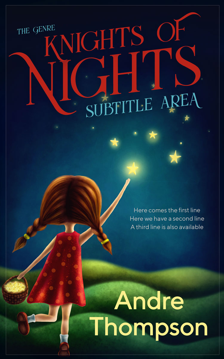 2D view of Premade Romance Book Cover - Big Stone