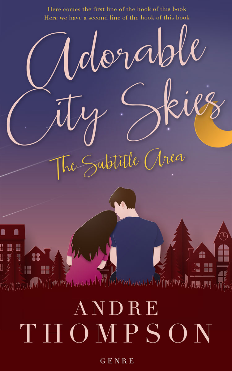 2D view of Premade Romance Book Cover - Mulled Wine