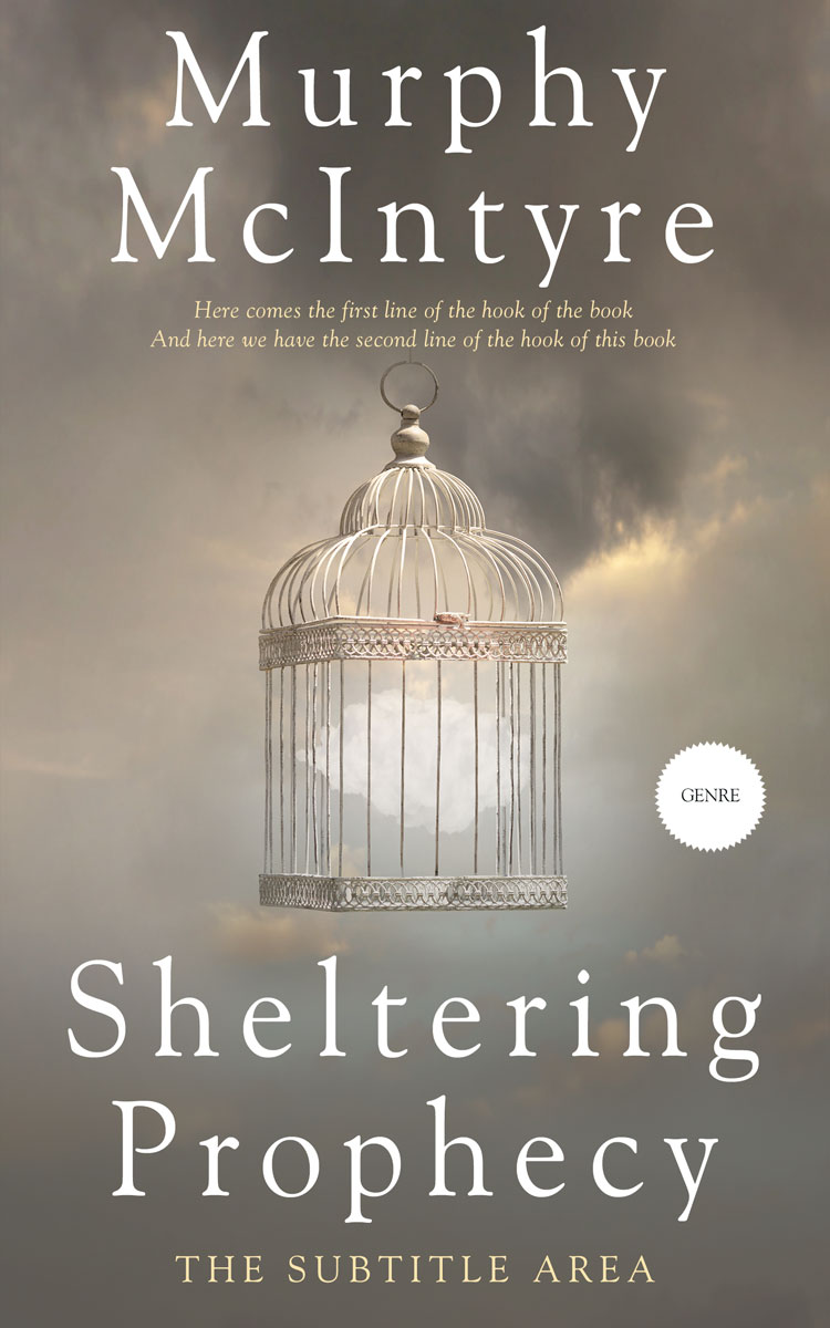 2D view of Premade Surreal Book Cover - Makara