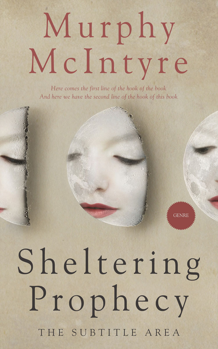 2D view of Premade Self-Improvement & Self-Help Book Cover - Bison Hide