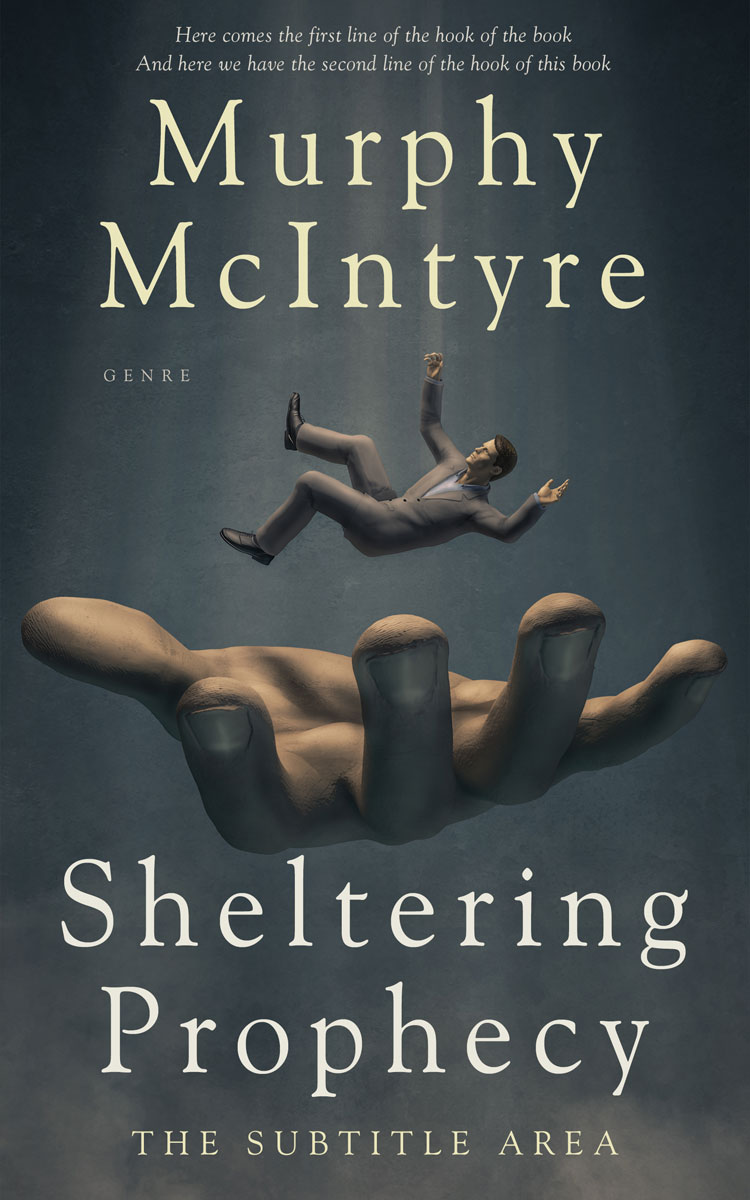 2D view of Premade Business Book Cover - Cape Cod