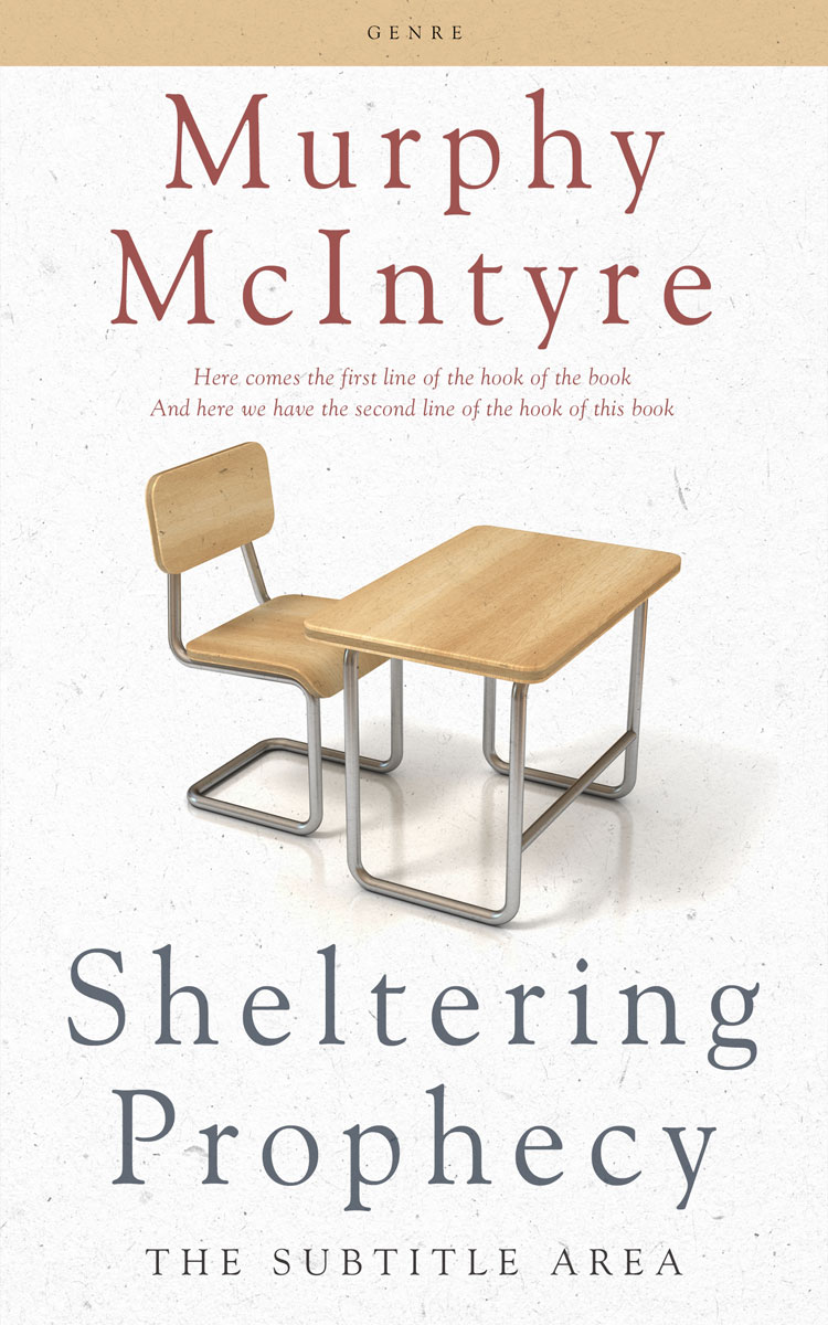 2D view of Premade Education Book Cover - Desert Storm