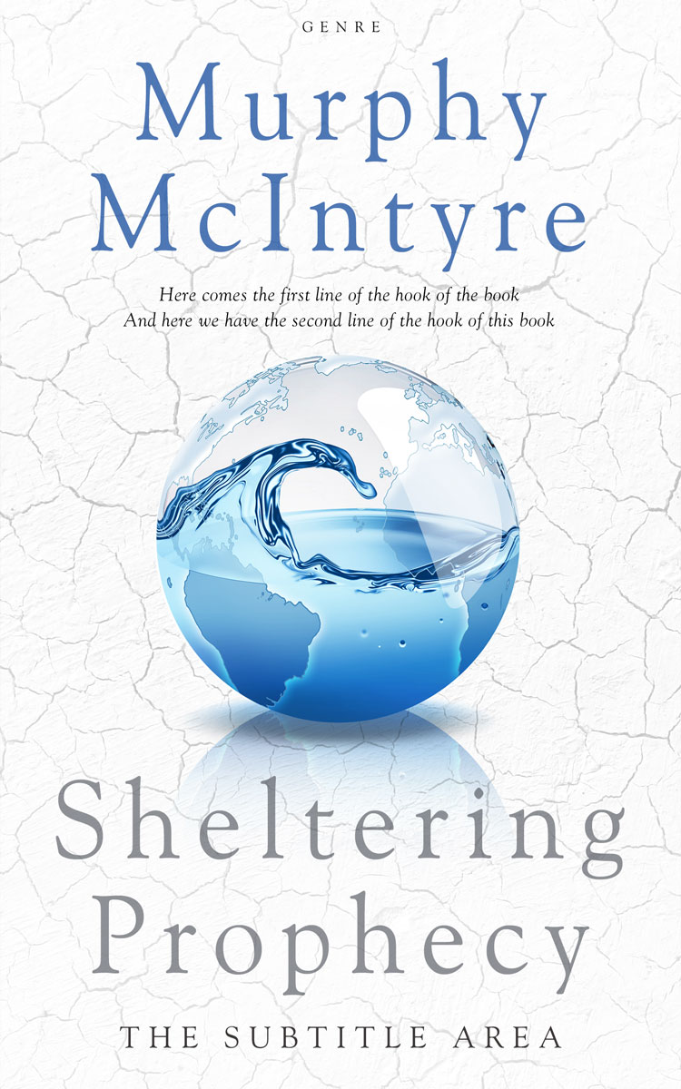 2D view of Premade Environment & Ecology Book Cover - Steel Blue