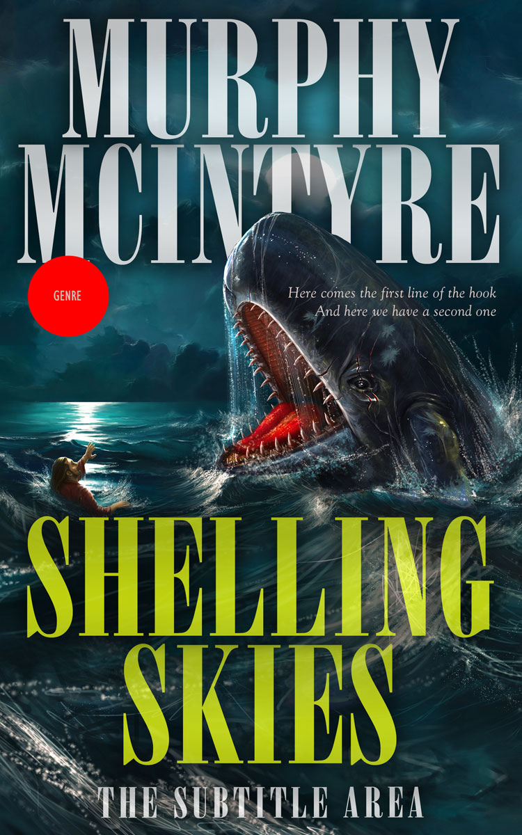 2D view of Premade Action & Adventure Book Cover - Pine Glade